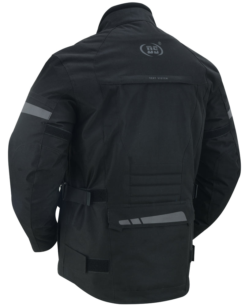 DS Heavy Duty Polyester Textile Mens motorcycle Jacket
