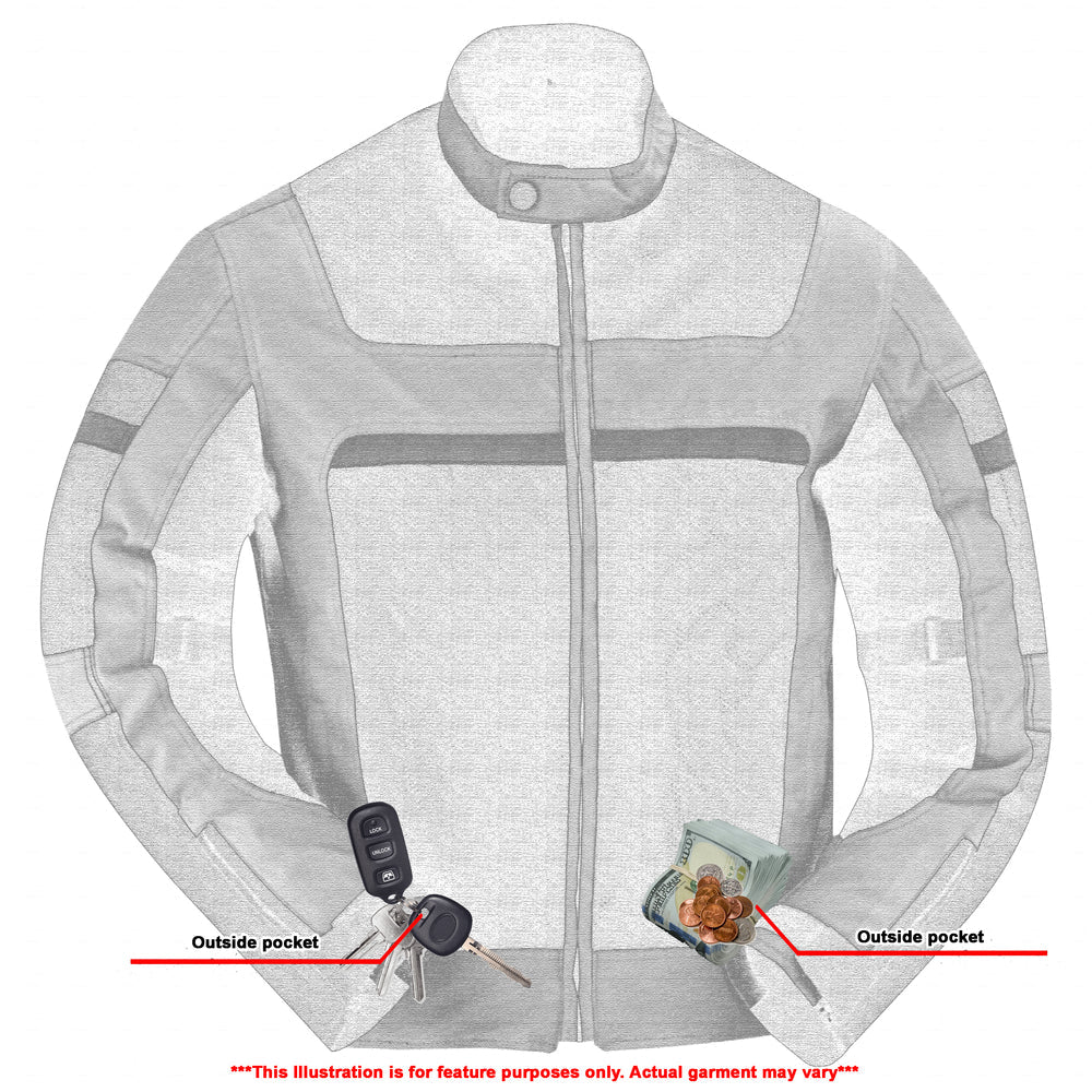 DS Men's High-Vis Racer Mesh Jacket