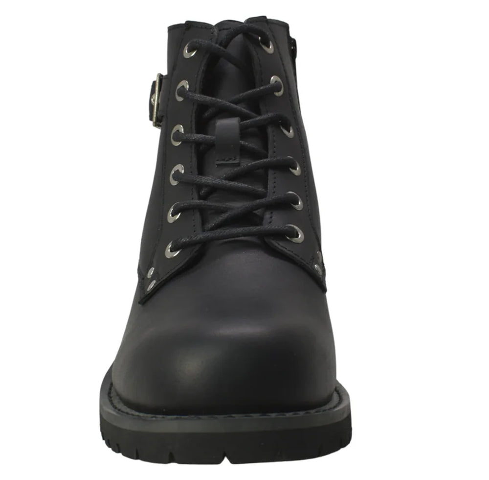 Front View Women's Double Zipper Boot