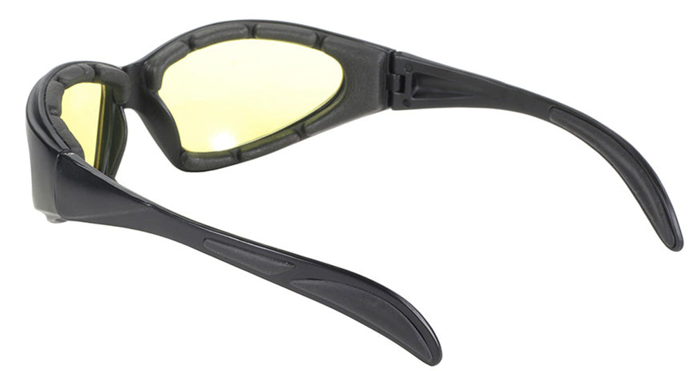 43612 Chopper Blk Frm/Yellow Lens Sunglasses