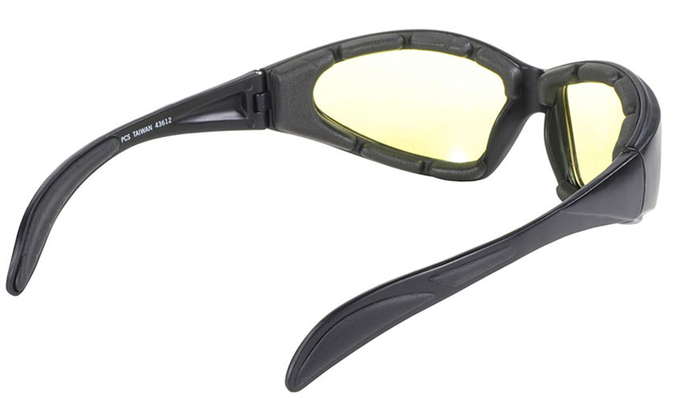 43612 Chopper Blk Frm/Yellow Lens Sunglasses