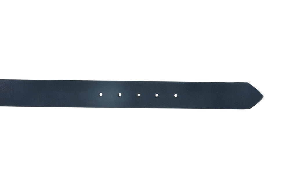 Belt Holes Iconic Black Genuine Leather Belt