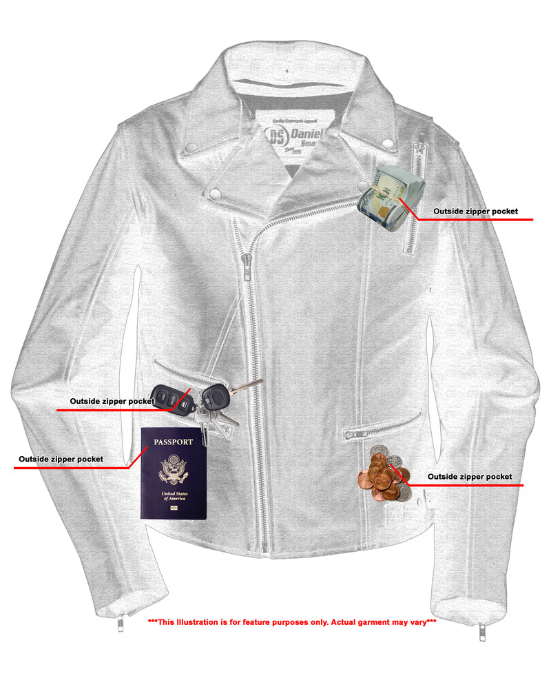 DS Women's Updated Stylish M/C Jacket