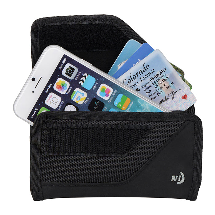 Full CLIP CASE SIDEWAYS(tm) UNIVERSAL RUGGED HOLSTERS- BLACK