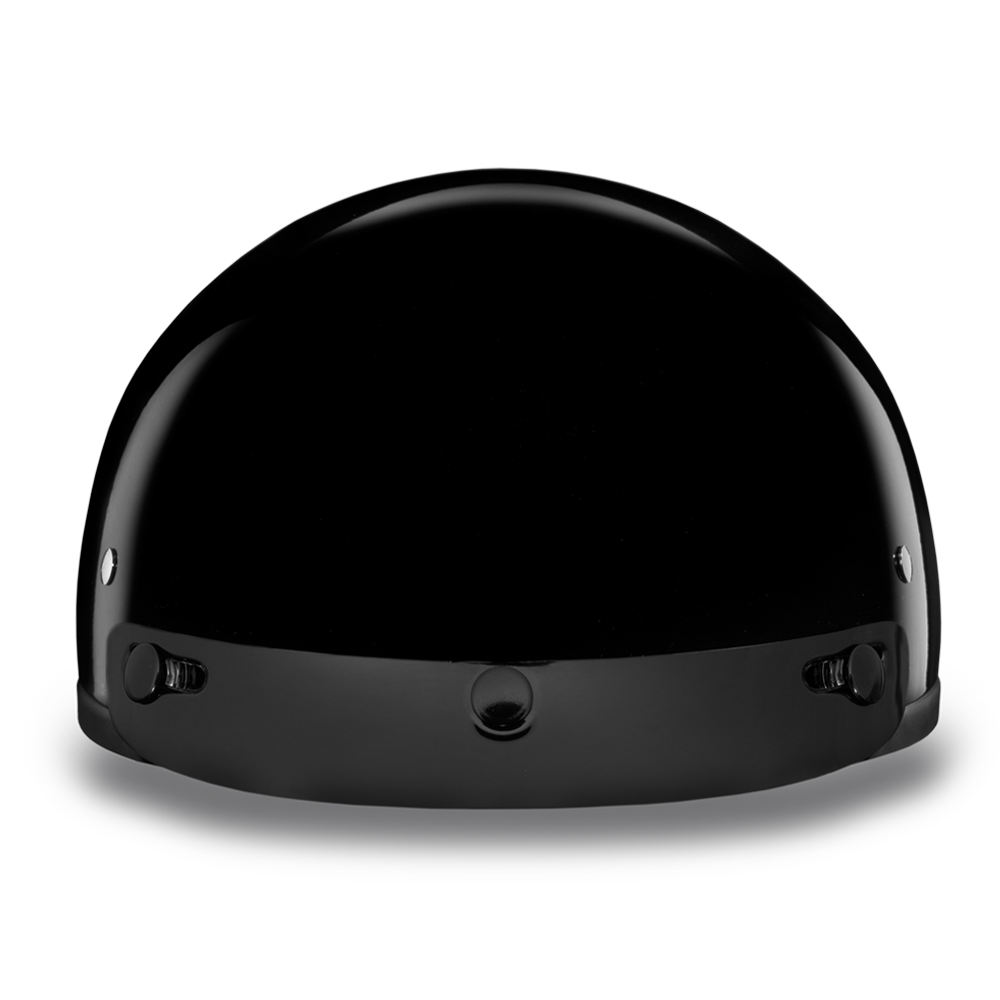 Alternate Angle D.O.T. DAYTONA SKULL CAP- HI-GLOSS BLACK