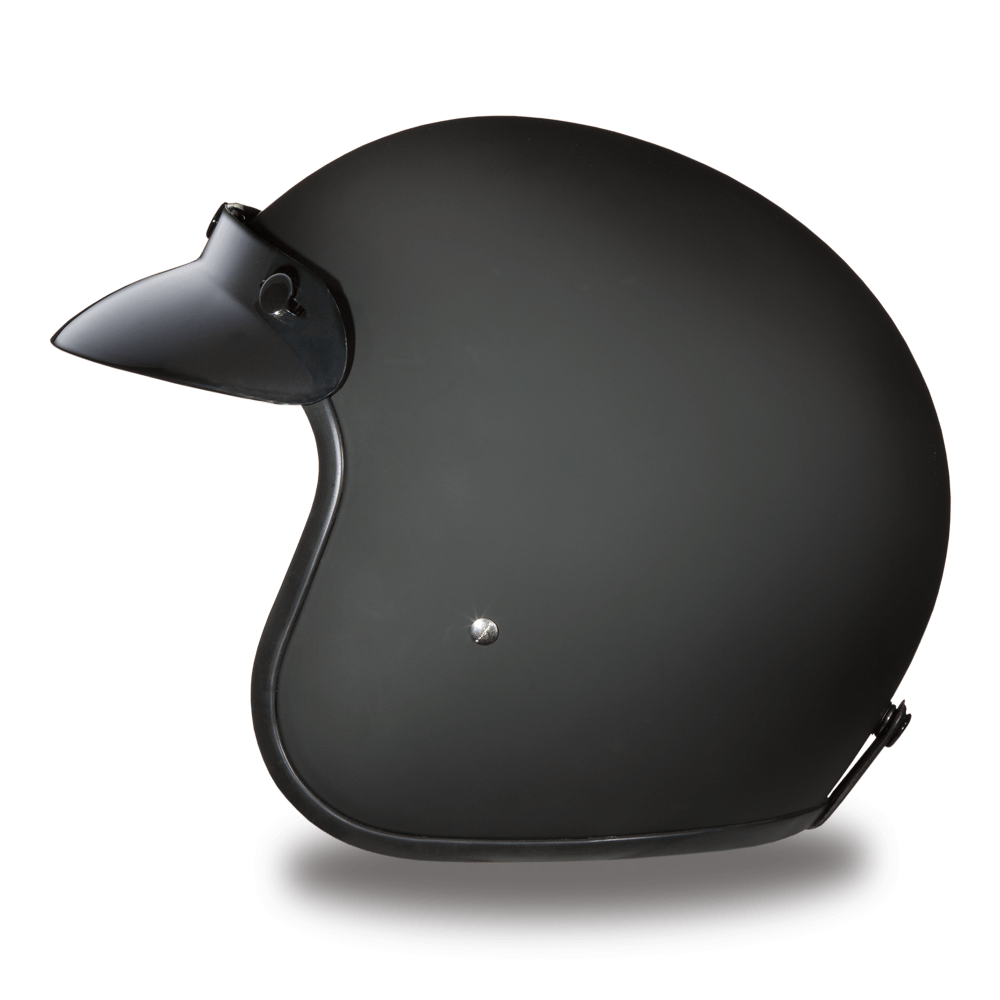 Alternate View D.O.T. DAYTONA CRUISER - DULL BLACK HELMET