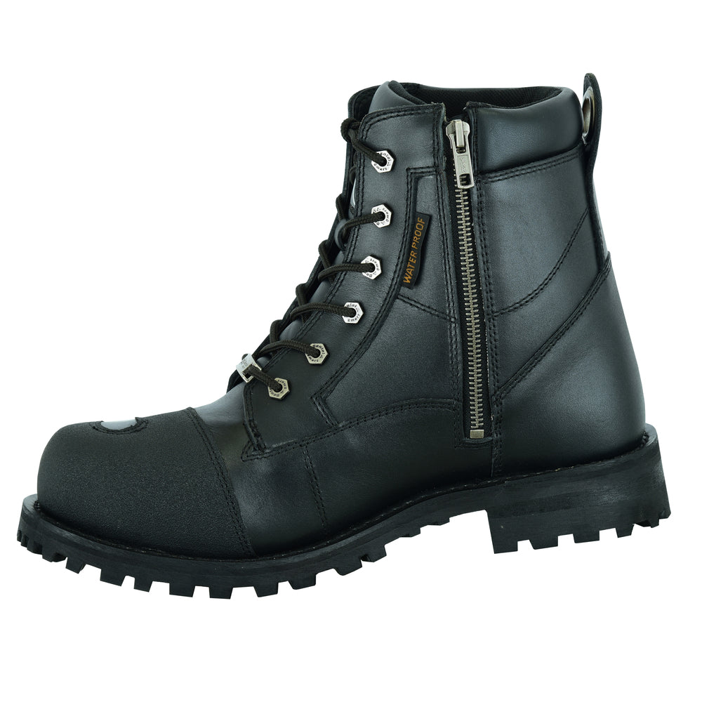 DS Men's Side Zipper Waterproof Ankle Protection Boots