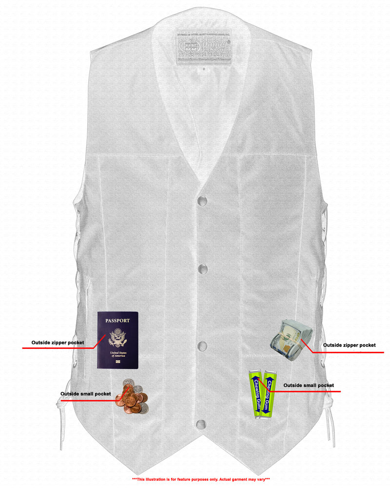 DS Men's Textile Ten Pocket Utility Vest