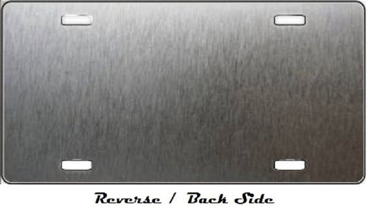 Back Of Yabucoa Puerto Rico Black License Plate