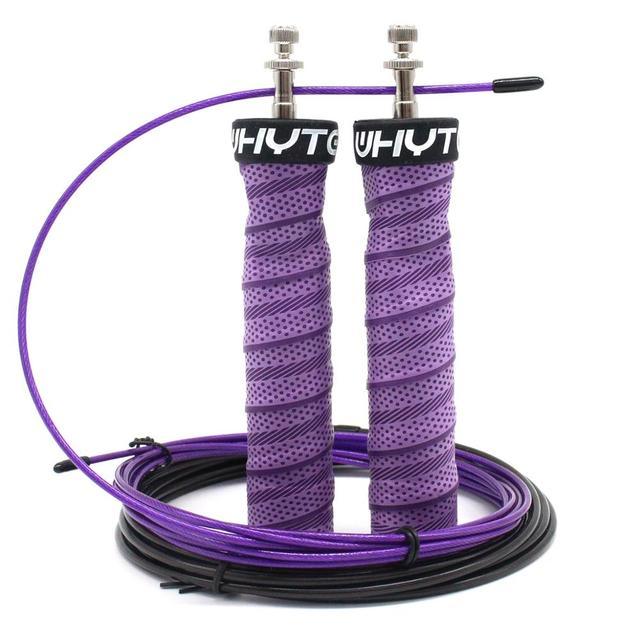 Speed Skipping Rope Jump Rope With Anti-Slip Handle For Double Unders Adjustable Heavy Speed Jump Rope Handles With Removable Weights For Women Men Sport Outdoor Workout Skipping Rope