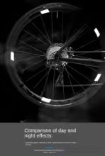 Comparison of day and night effects on a bicycle wheel