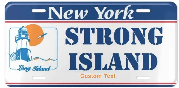 Long Island NY Strong Island License Plates