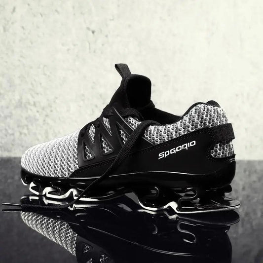 Stylish Black Mens Soft Casual Sneakers Breathable Comfort Sport Elegant Men Sneakers