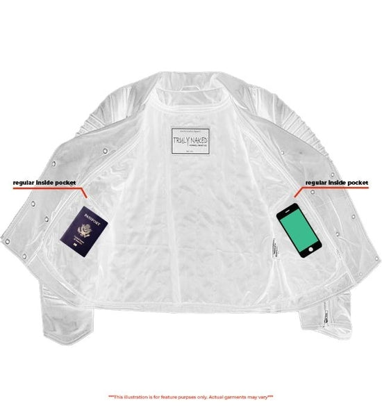 SHADOW QUEEN WOMEN'S BLACK FASHION LEATHER JACKET WITH RIBBED ACCENTS