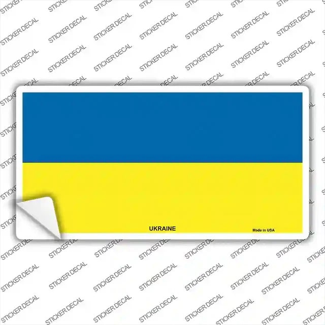 Ukraine Flag Bumper Sticker