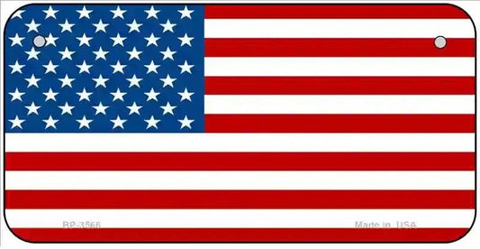 United States Flag Bicycle License Plate