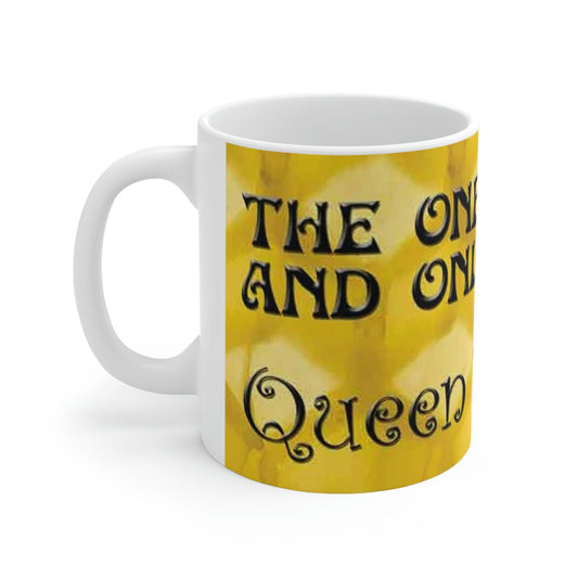 Left Side One and Only Queen Bee Ceramic Mug