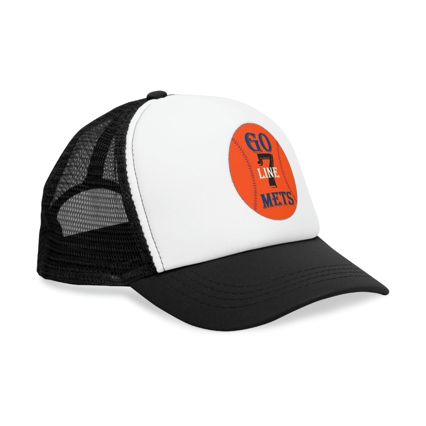 Go Mets - 7 Line Mesh Cap