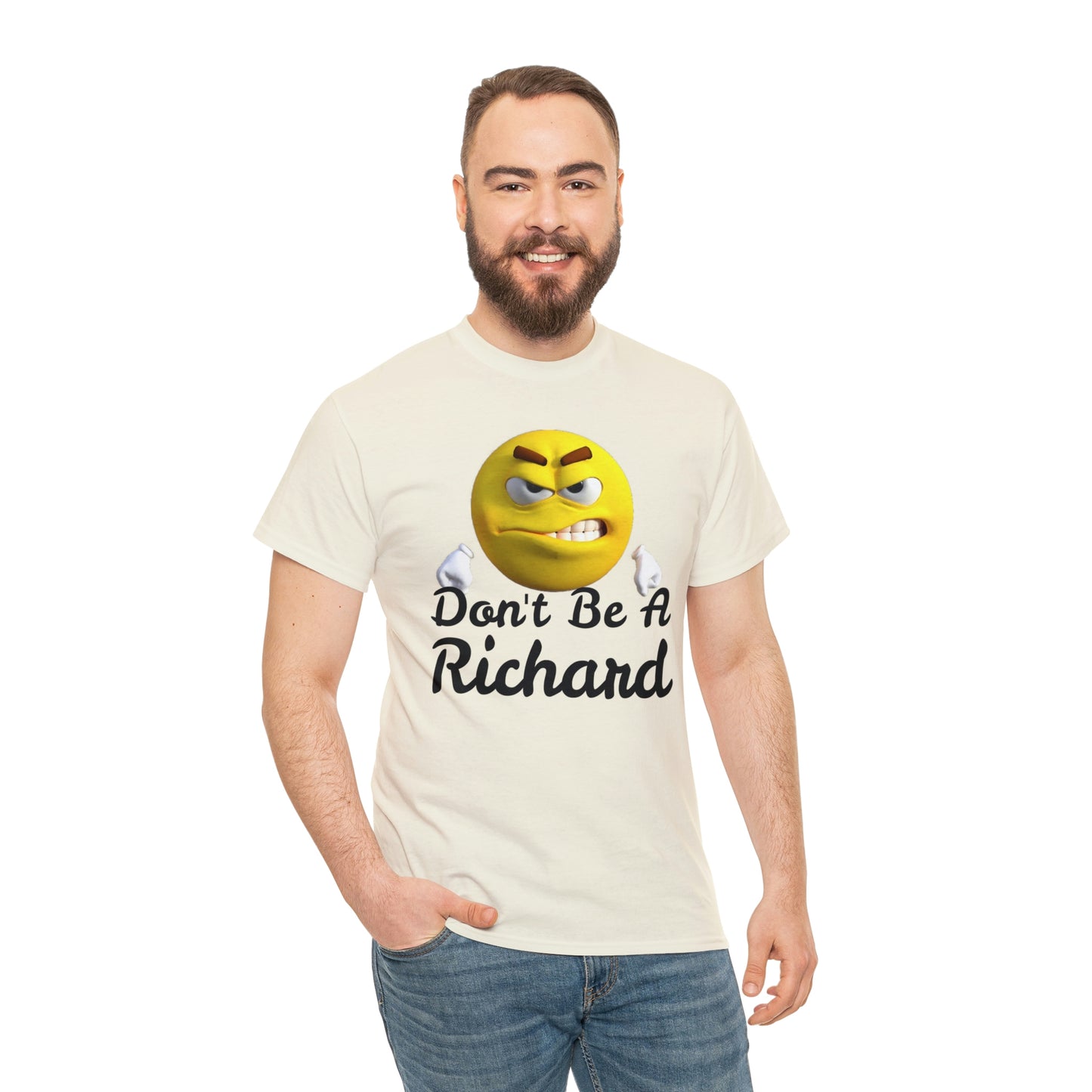 Don't Be A Richard Unisex Heavy Cotton Tee