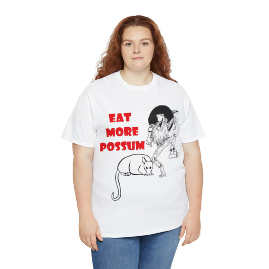 Eat More Possum Unisex Heavy Cotton Tee