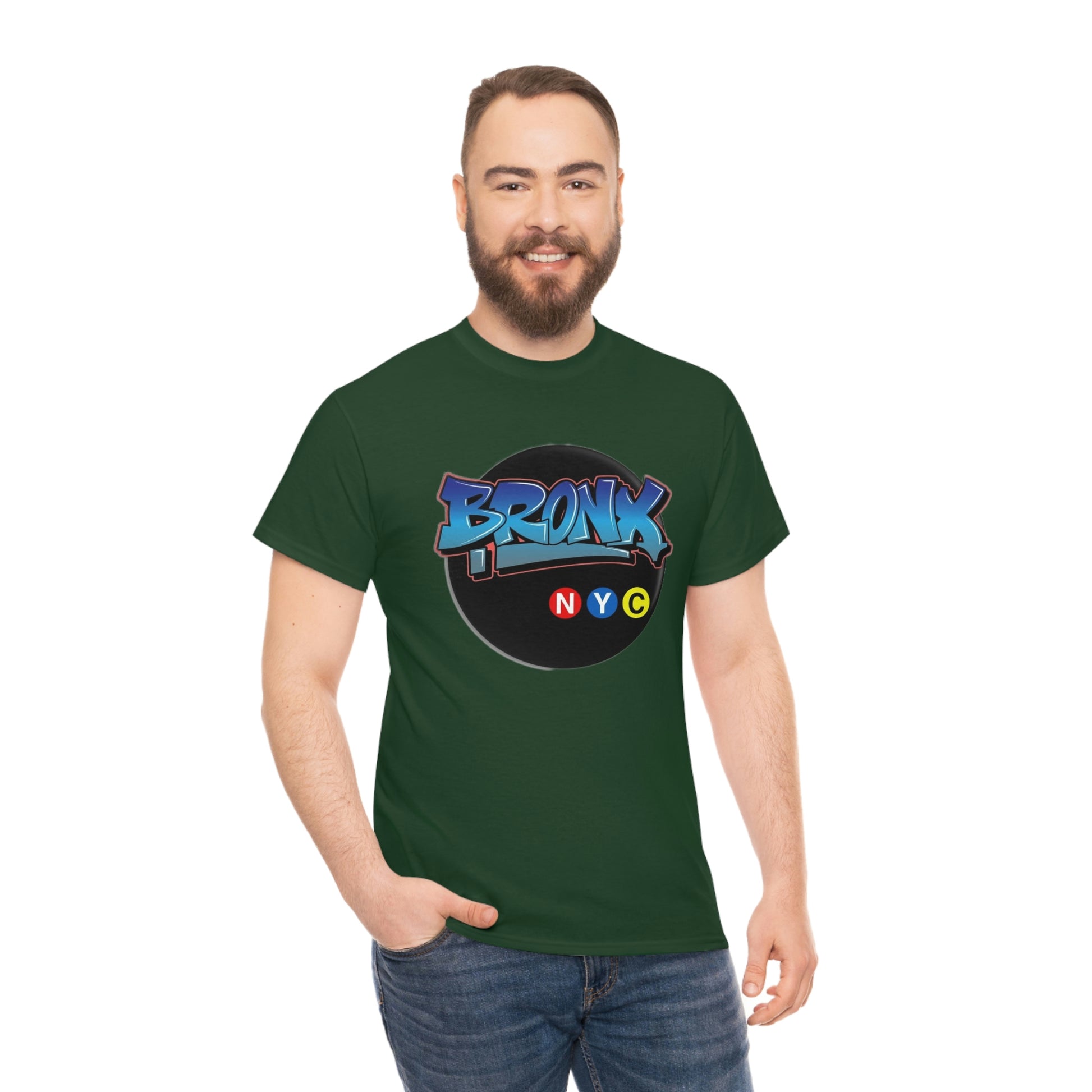 The Bronx Unisex Heavy Cotton Tee Modelled