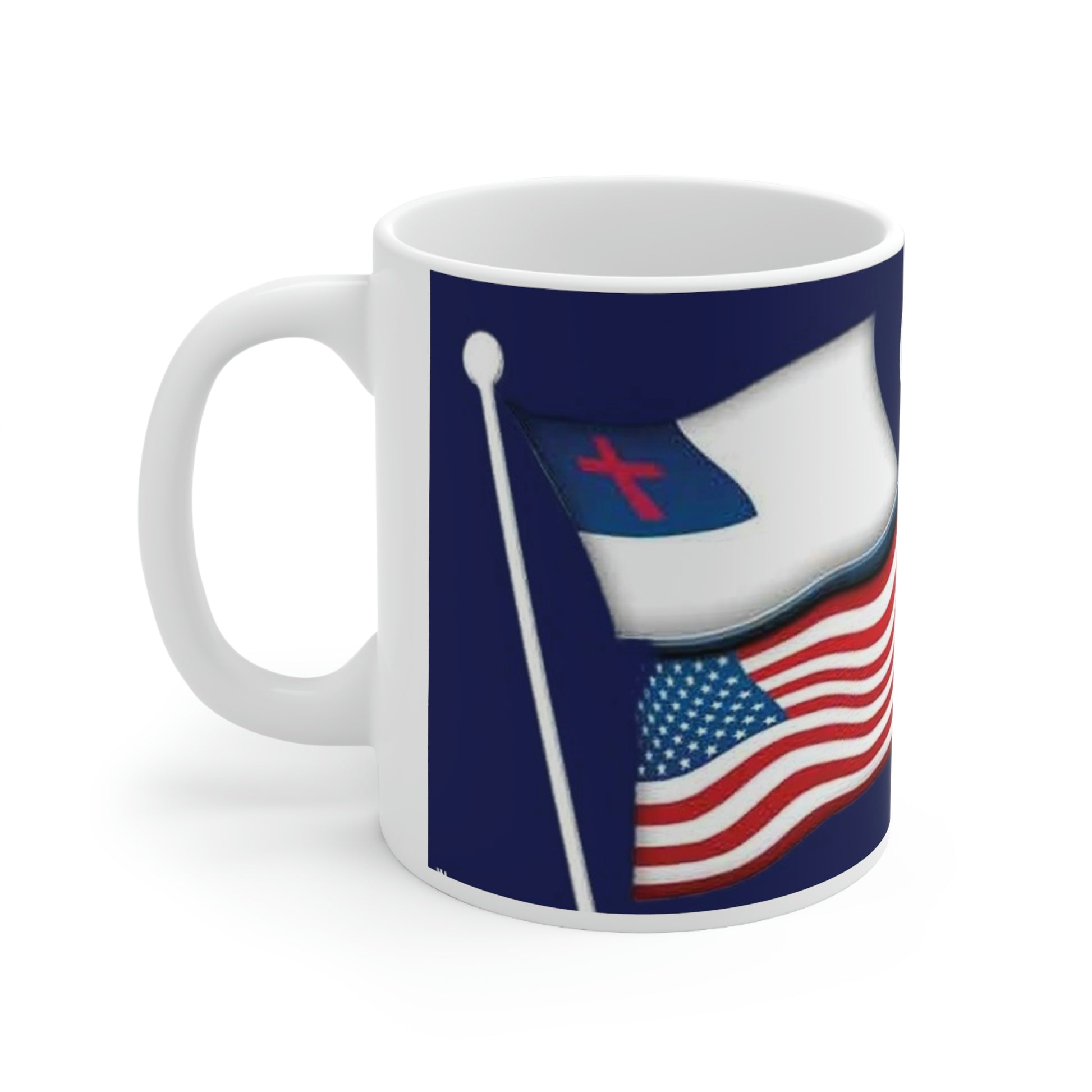 Right Angle One Nation Under God Ceramic Mug