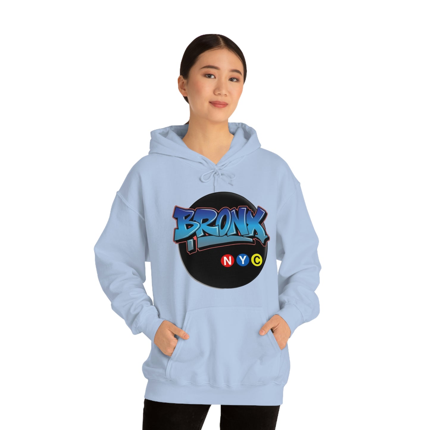 Bronx Graffiti Style Unisex Heavy Blend Hooded Sweatshirt