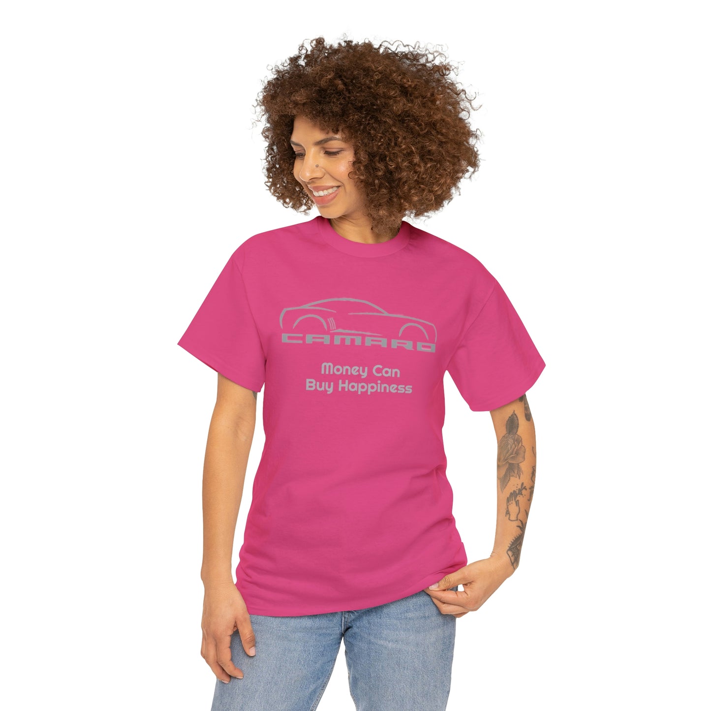 Camaro Money Can Buy Happiness Unisex Heavy Cotton Tee