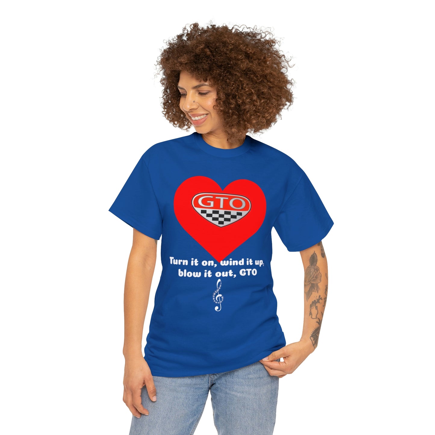 Turn It On, WInd It Up, Blow It Out GTO Unisex Heavy Cotton Tee