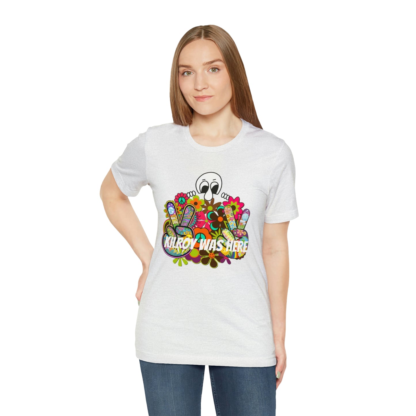 Kilroy Was Here Unisex Jersey Short Sleeve Tee Shirt