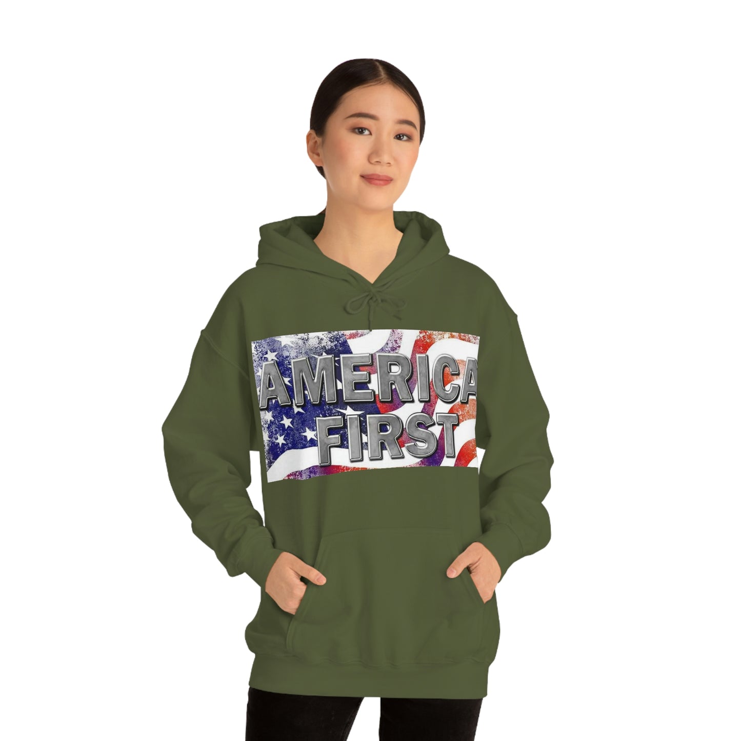 America First Unisex Heavy Blend™ Hooded Sweatshirt