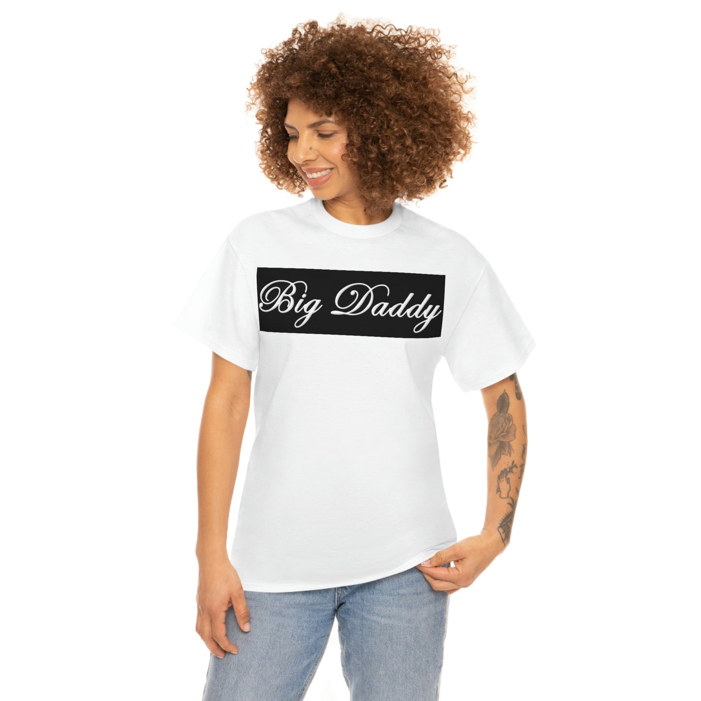 Big Daddy Unisex Heavy Black Cotton Tee