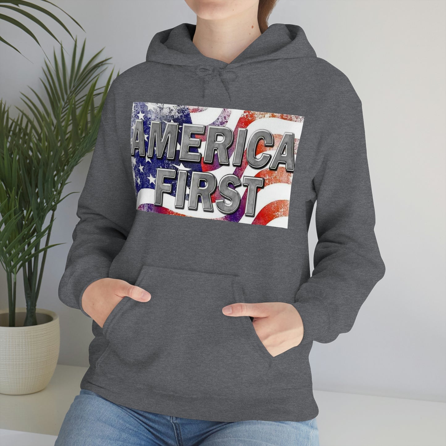 America First Unisex Heavy Blend™ Hooded Sweatshirt