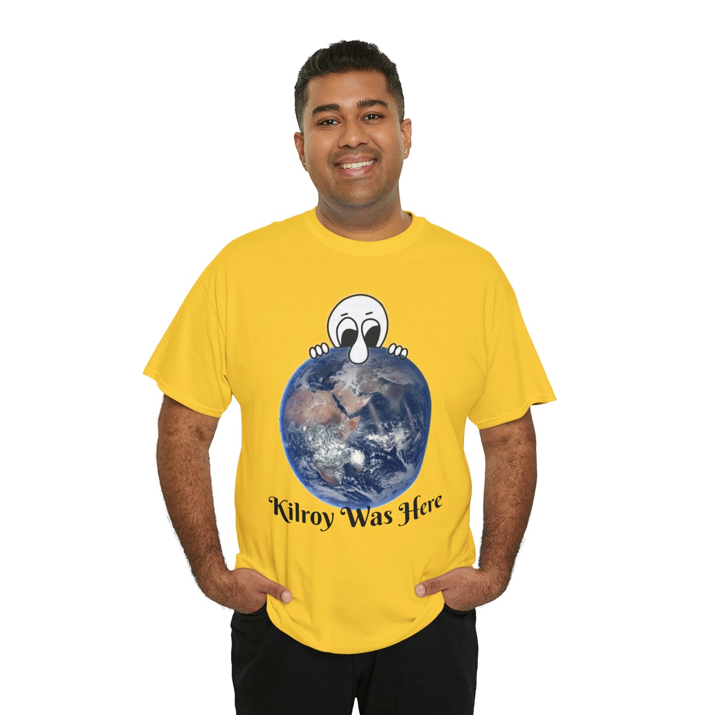 Kilroy Was Here Unisex Heavy Cotton Tee