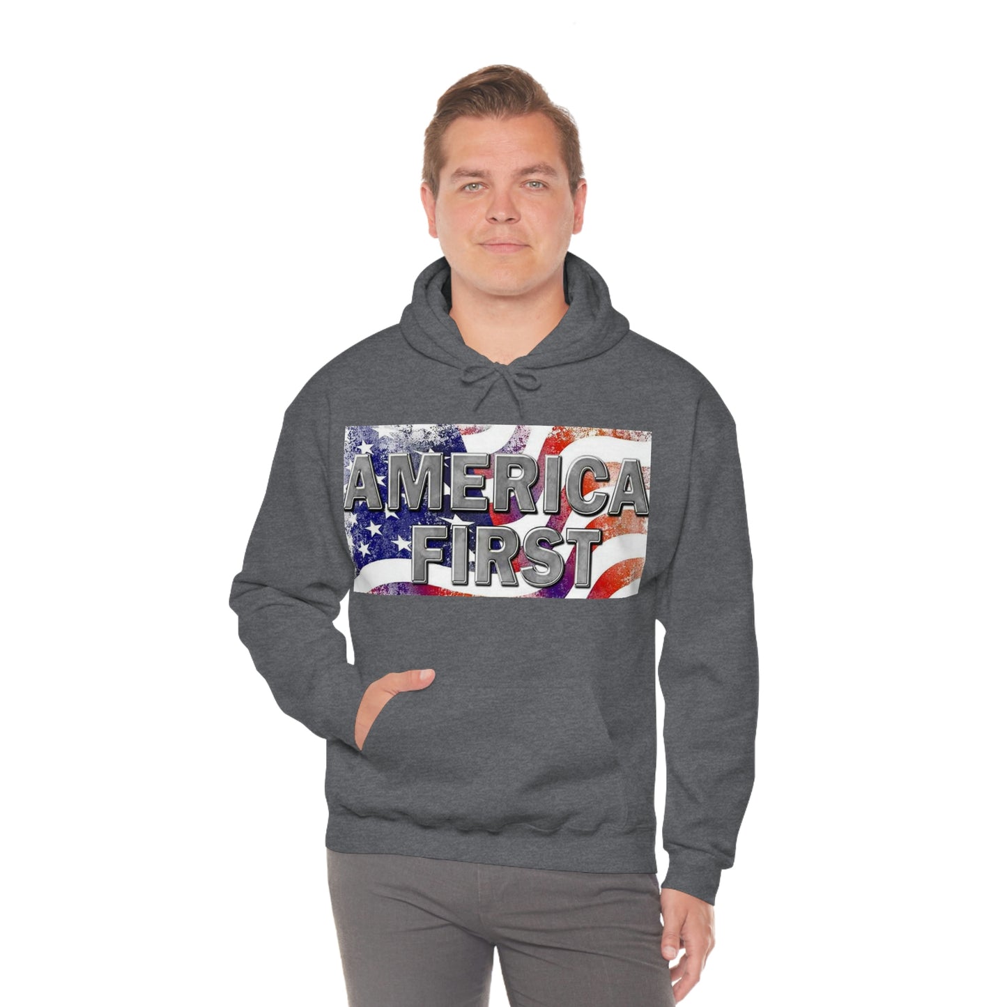 America First Unisex Heavy Blend™ Hooded Sweatshirt