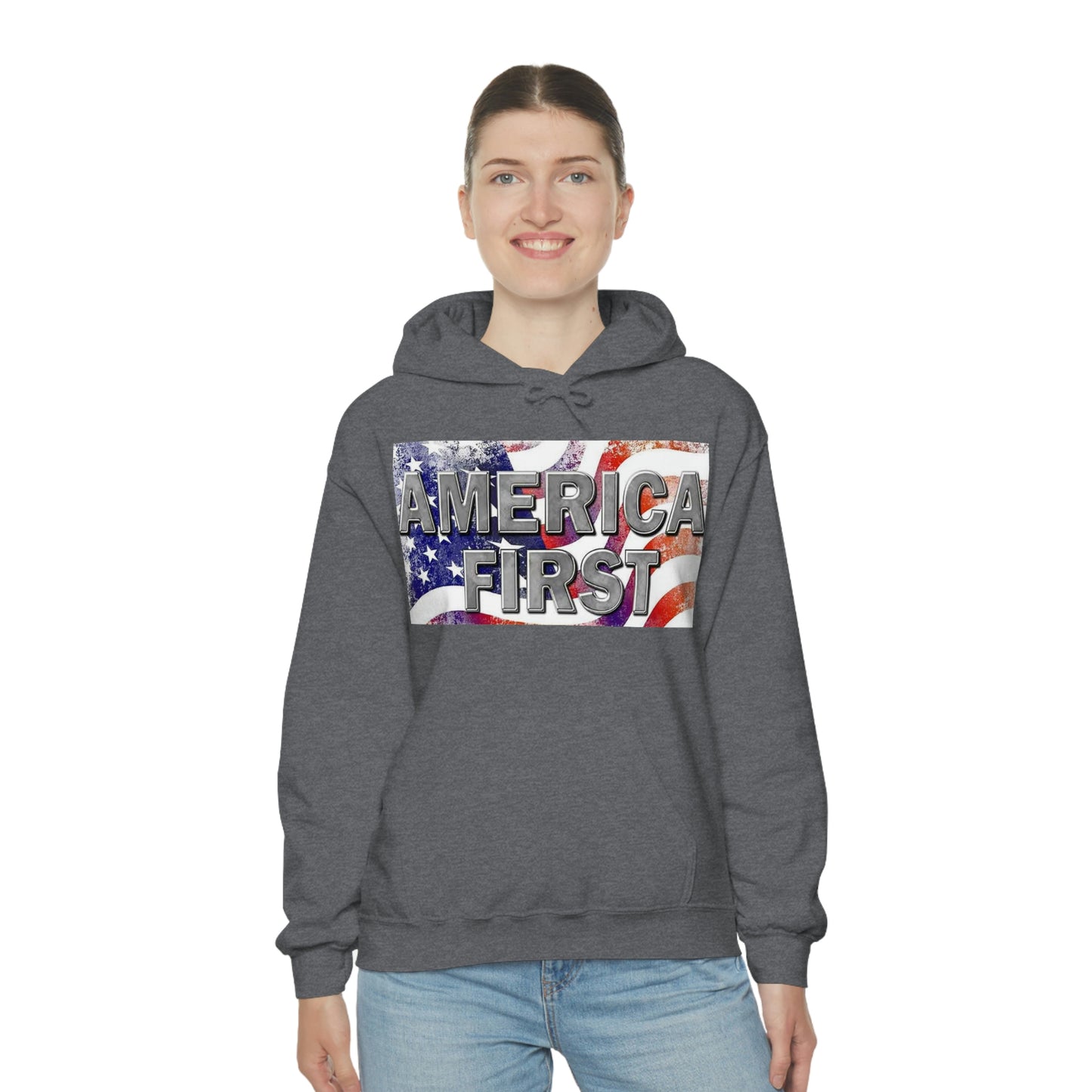 America First Unisex Heavy Blend™ Hooded Sweatshirt