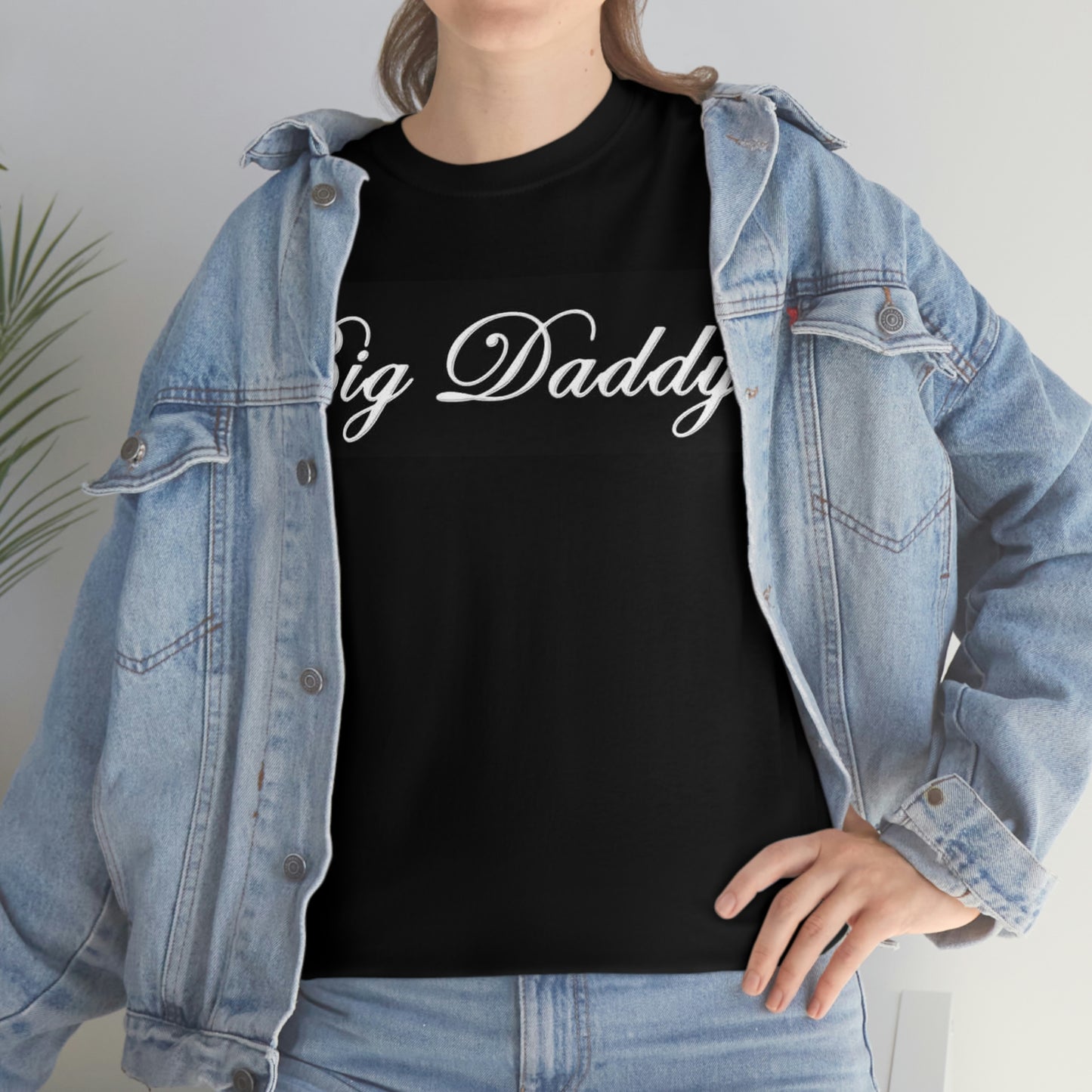 Big Daddy Unisex Heavy Black Cotton Tee