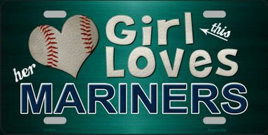 License Plate Souvenir Seattle Mariners