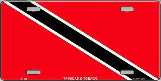Trinidad and Tobago License Plate Auto Tag