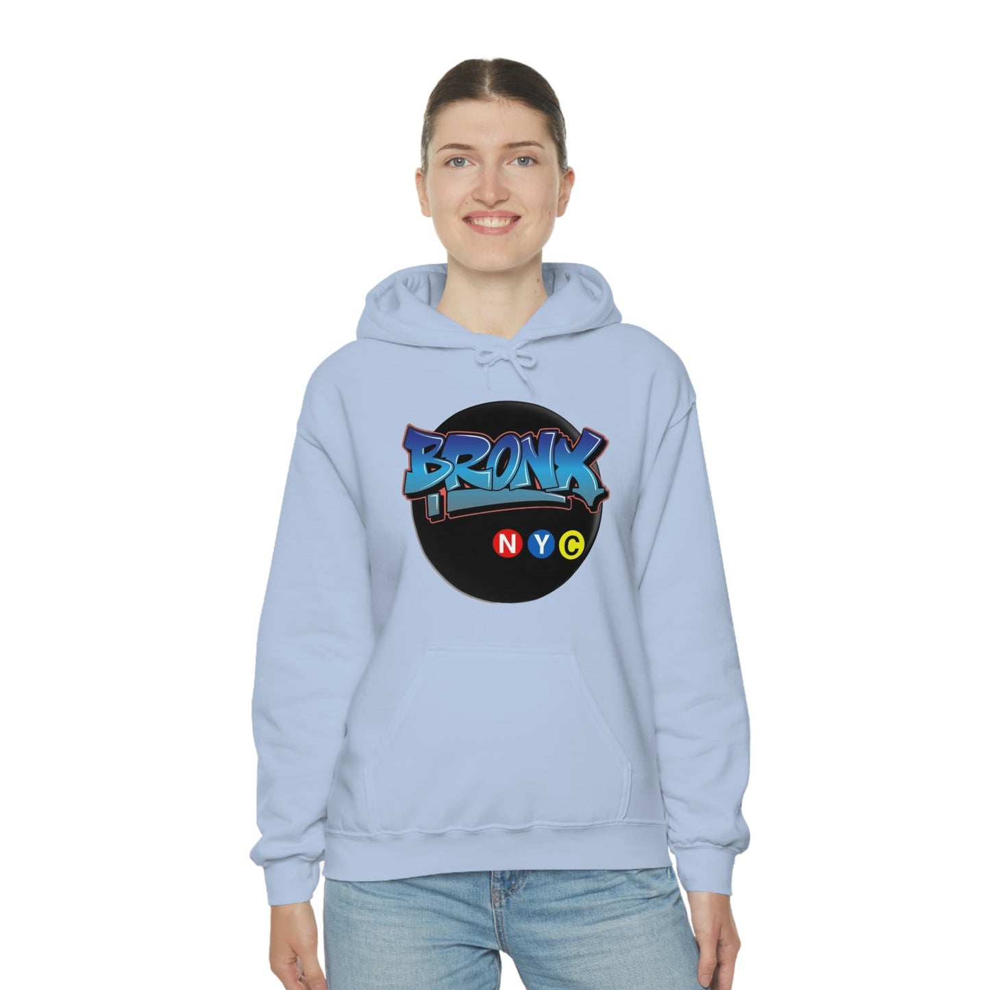 Bronx Graffiti Style Unisex Heavy Blend Hooded Sweatshirt