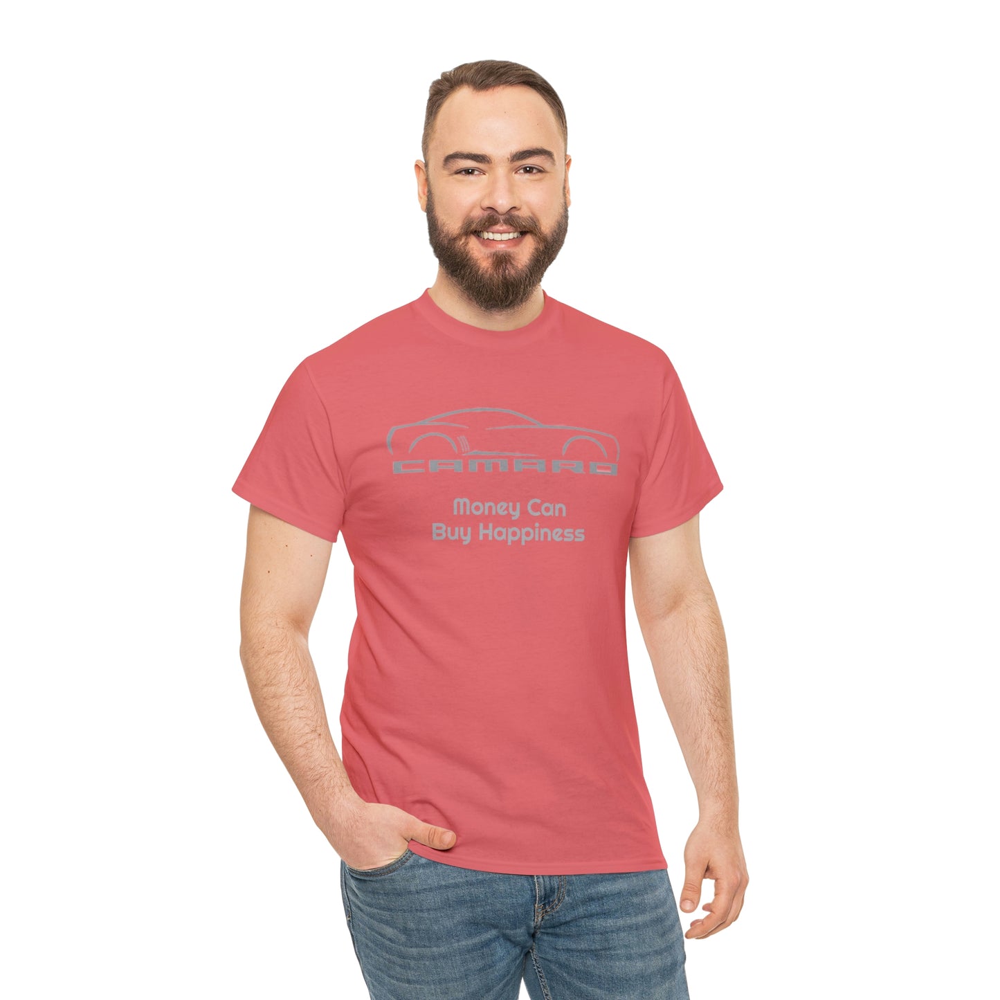 Camaro Money Can Buy Happiness Unisex Heavy Cotton Tee