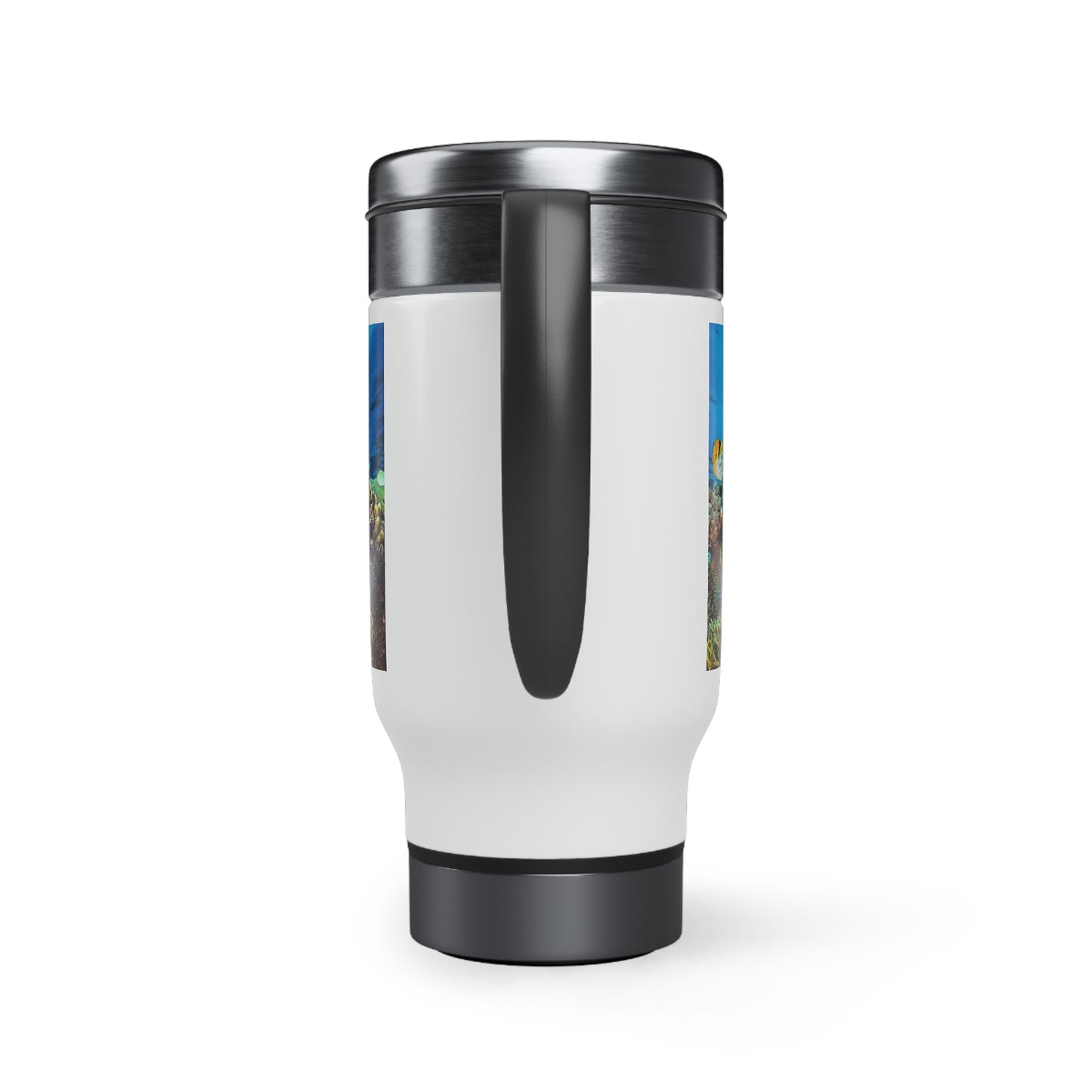Stainless Steel Sea Turtle Travel Mug Handle