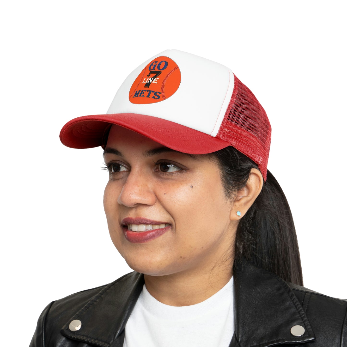 Go Mets - 7 Line Mesh Cap