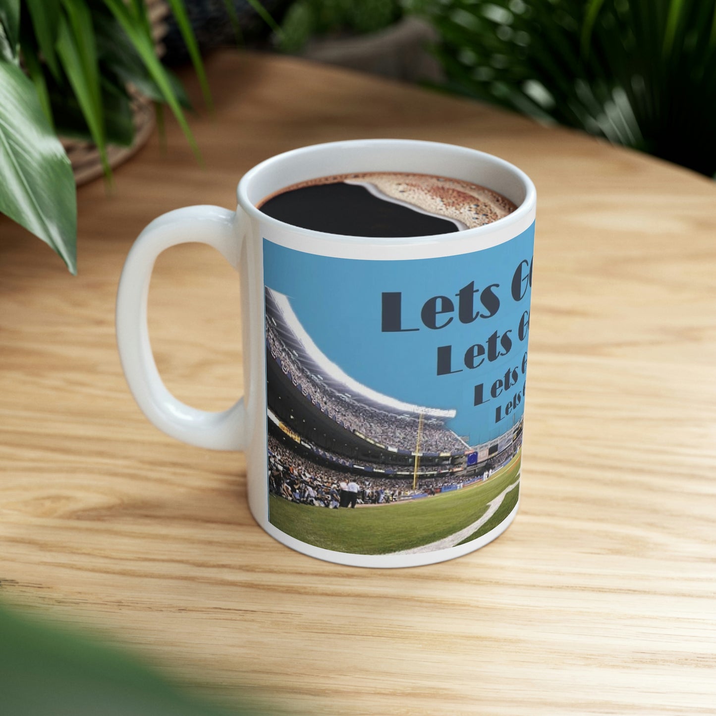 Lets Go Yankees Ceramic Mug 11oz