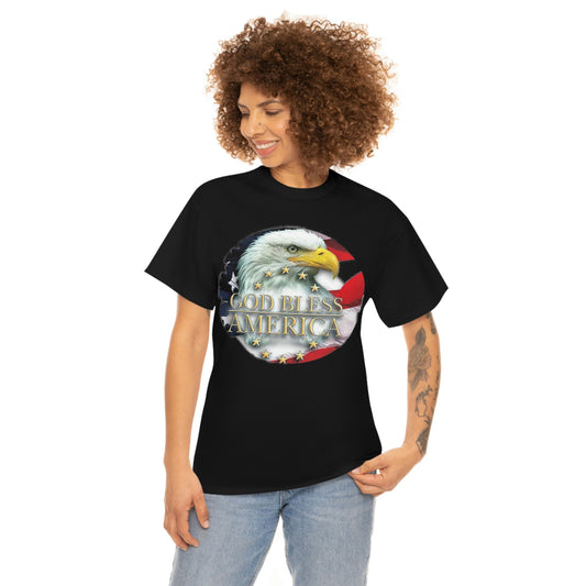God Bless America Unisex Heavy Cotton Tee