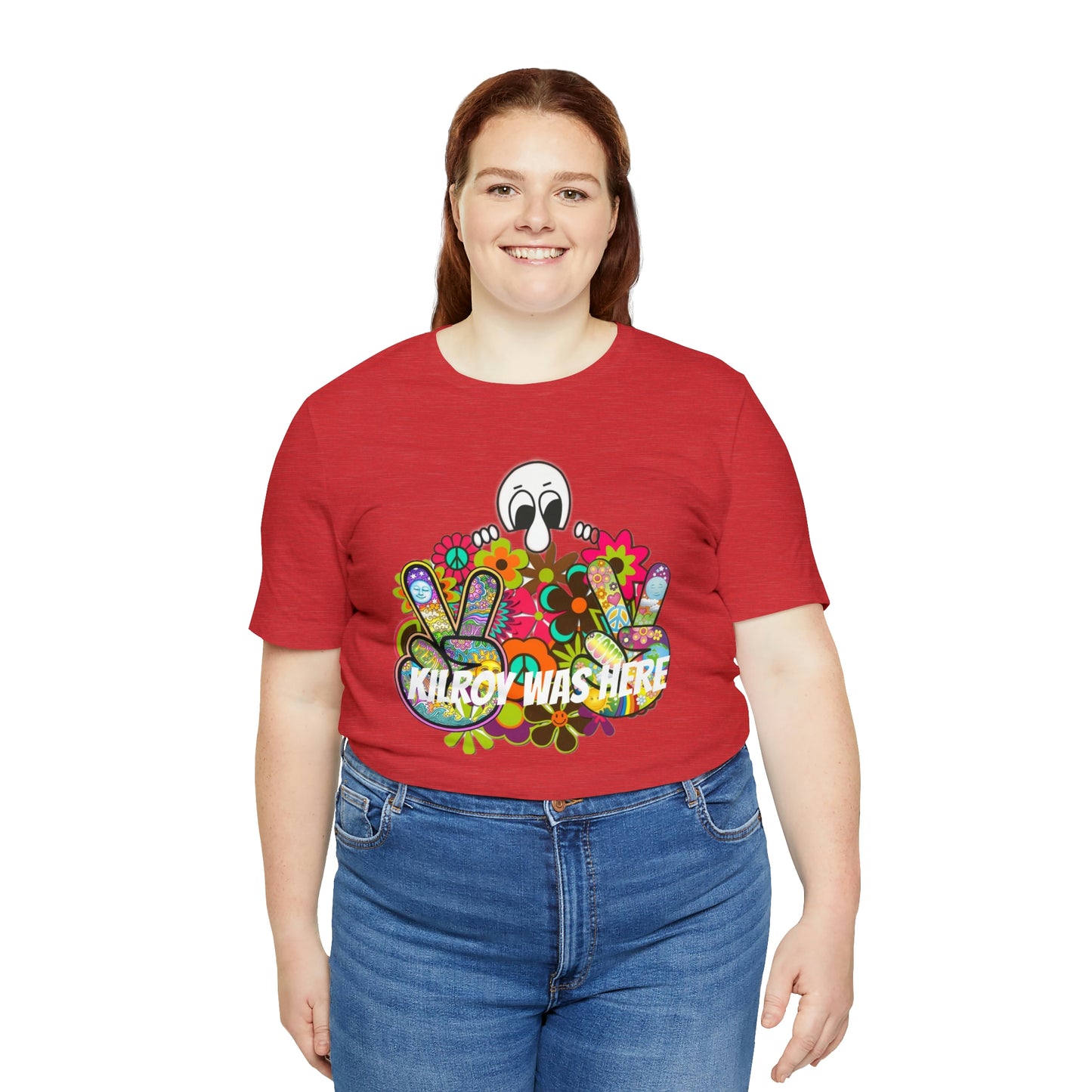 Kilroy Was Here Unisex Jersey Short Sleeve Tee Shirt