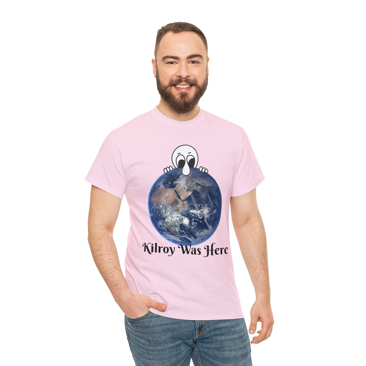 Kilroy Was Here Unisex Heavy Cotton Tee