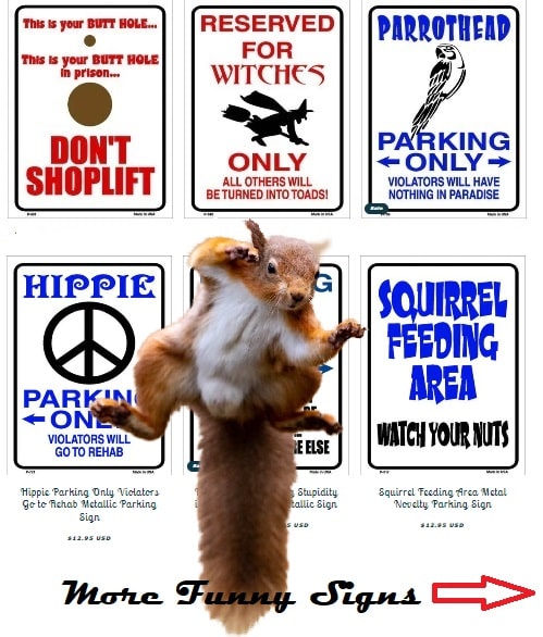 Funny Parking Signs