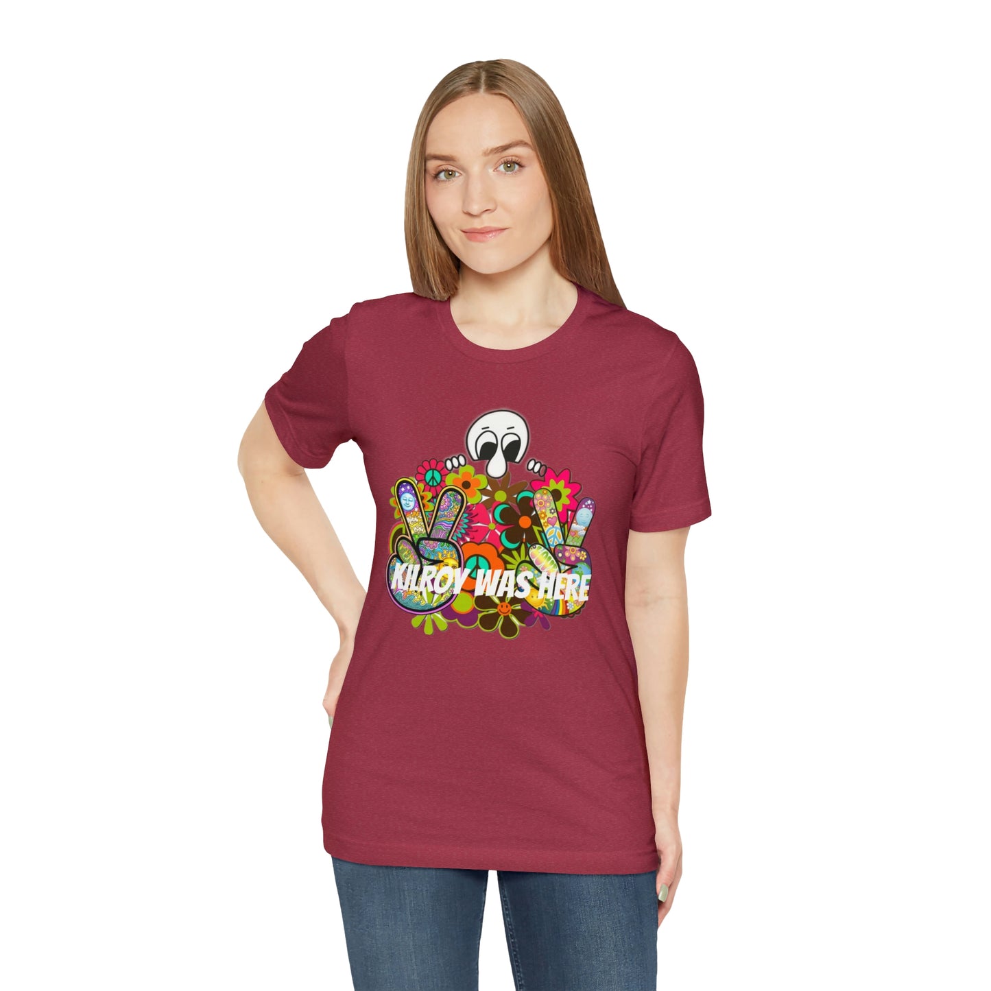 Kilroy Was Here Unisex Jersey Short Sleeve Tee Shirt