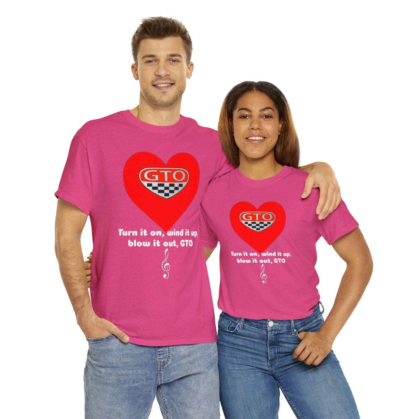 Turn It On, WInd It Up, Blow It Out GTO Unisex Heavy Cotton Tee